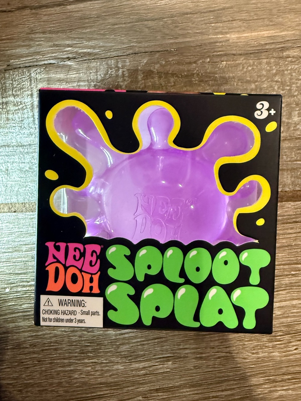 NeeDoh Sploot Splat Purple Stress Toy New and Authentic